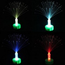 상아사이언스 광섬유 LED 원형 램프 5개입 무드등 수면등 수유등