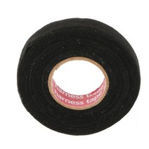 GHSHOP 4xAutomotive 자동차 트럭 소음 감쇠 직조기 와이어 하네스 천 전기 테이프, 15 미터 x 2CM x 0.3MM, 블랙, 설명