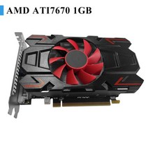 [해외] amd 게임 그래픽 카드 ati rx550ati 7670r7350ati 6770 124gb 128bit ddr5 gddr5 pci-e 2.0 hdmi dvi vga, 협력사, amd ati7670 1GB