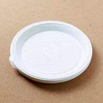 23cm 일회용 야외 파티접시 10p 4개 포장트레이 넓은접시 생일, 상세페이지참조