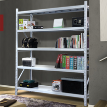 홈스월드 경량랙 철제선반 무볼트 조립식 앵글 선반 진열대 이지랙 창고 베란다, 가로판200(폭2m)