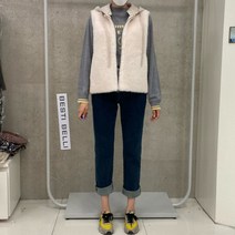 베스띠벨리 후드 양모 베스트 BDVZX87180