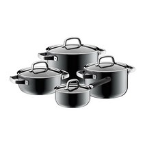WMF [WMF] 퓨전테크 미네랄 냄비 4종 세트 플래티늄(16편수 20L 20H 24H), 단품없음