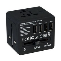 인트래블 USB 4포트 고속 멀티플러그 NO 1296 블랙, 1개