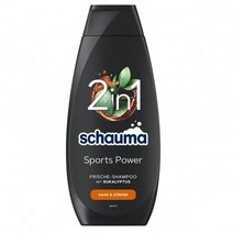 샤우마 2in1 스포츠 파워 샴푸 400ml, 1개