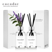 코코도르 화이트라벨 디퓨저 200ml X 2개 + 라벤더스틱2P + 유칼립투스, 001_라벤더/2P+유칼립B, 06_W/숲속새벽공기X2
