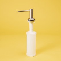싱크대 매립식 펌프세제통 주방디스펜서 실버 300ml