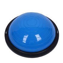 터치온리 보수볼 + 튜빙밴드 + 공기주압기 세트 홈트 프로 밸런스볼 돔볼 하프짐볼, 블루