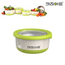 키친아트 라팔 420ML 스텐 원형 반찬통 김치통 고추장용기 젓갈통 홈쇼핑, 단품