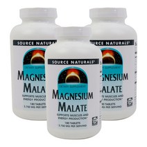 소스내츄럴스 마그네슘 말레이트 3750mg 타블렛, 180개입, 3개