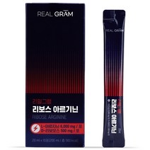 에너지부스터 리보스 아르기닌 리얼그램 근력 지구력 근육회복, 1박스 10일