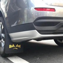 QM6 노머드 타이어보호 머드가드 흙받이 (2개1세트), 노란색, 4X4, 블랙