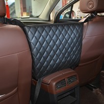 깔깔마켓 자동차 시트 사이 수납 포켓 차량용 칸막이, 블랙기본