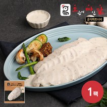 [오빠닭] 소스 슬라이스 닭가슴살 화이트머쉬룸 120g 1팩, 1개