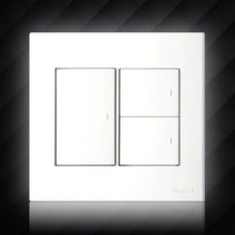 조명다움 진흥전기 인테리어 스위치 콘센트 모음 국내생산 KS인증 콘센트보조대 커버 전등 전기 방우형 스위치콘센트, 05_와이드3구스위치