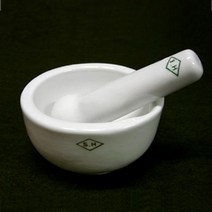 고급형 9cm 삼화제도 국산 알약분쇄기 약사발 절구 정품 세라믹 막자사발 도자기류, 1개