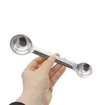 아발바 국산 스텐 양면 계량스푼 눈금스푼, 1종