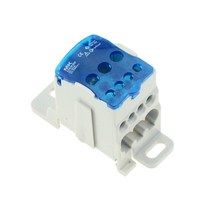 와이어 커넥터 레일 터미널 블록 1PC UKK80A 1 in many Out Din 분배 상자 범용 전선 빨간색 노란색 파란색 녹색, 03 파란