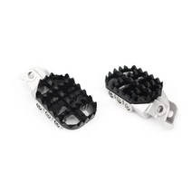 바이크 KTM 640 DUKE 950 990 어드벤처 620 660 LC4 625 용 오토바이 미끄럼 방지 풋 페그 레스트 페달 액세서리, 01 BLACK