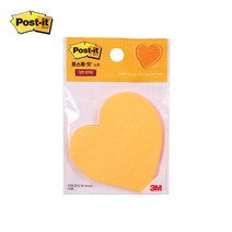 포스트잇 강한점착용 다이컷 노트 76 x 76 mm, 윙크하트, 2개입