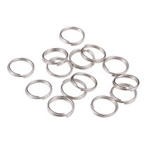 기부반지 50-200 개/몫 오픈 점프 반지 4 6 8 10 12 mm 더블 루프 목걸이 팔찌 커넥터 DIY 보석 만들기