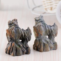 조경 암석 돌 장식 테라리움 화분 DIY 만들기 재료 미니어처 피규어, 밝은 색