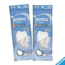 크리넥스 4단마스크 KF94 대형1개입X20개, 단품