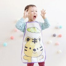 핸디몰 유아 앞치만만들기DIY 그리고 채색하는 나만의 앞치마, 1개(랜덤발송)