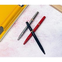 부드러운 필기감 디자인 예쁜 볼펜 1.0mm 독특한 고급 귀여운, 블랙리본