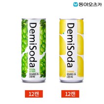 동아 데미소다 애플 레몬 2종 250ml x 30캔 세트, 1세트