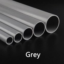 2pcs 길이 50CM O.D 20 ~ 110mm UPVC 파이프 물고기 탱크 수족관 배수 관개 물 공급 PVC 튜브 라인, O.D 90mm, Grey