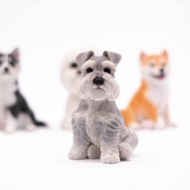 강아지 슈나우저 허스키 댕댕이 미니어처 피규어 소품 장식, AE