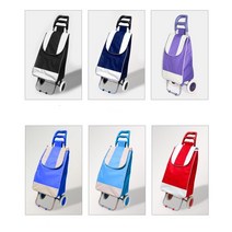 디알마켓 시장 쇼핑카트 장바구니 다용도 가방 캐리어, 블랙