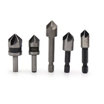 카운터 싱크 드릴 비트 5 조각 카운터 싱크 드릴 비트 세트