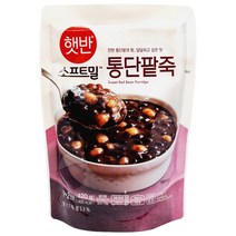 햇반 소프트밀 통단팥죽 420g, 3개