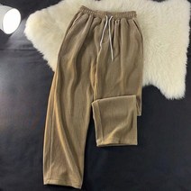 남성 기모 골덴 바지 아이보리 코듀로이 팬츠 조거 치노 블랙 가을 작업 캐주얼 스트레이트 스타일 옴므 streetwear 봄 느슨한 헐렁한