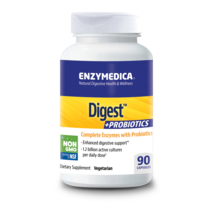 Enzymedica 다이제스트 + 프로바이오틱스 캡슐, 90개입, 1개