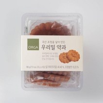 ORGA 간식 우리밀 약과 (180g) 탕비실 회사 어린이 성인 캠핑 차박 홈파티 영화 선물, 26개