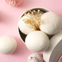 카너스 뉴질랜드산 천연양모 100% 건조기 양모볼, 12개