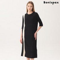 보니스팍스 보니스팍스 세로배색리본원피스-MG73KO022
