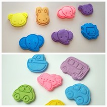 [DIY] 버블바 입욕제 20~24개 만들기 DIY 키트 배스밤 핸드메이드 화장품 과학실험 키트, 뛰뛰빵빵 모양틀 포함, 파랑+하늘+보라