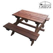야외테이블 원목 정원 카페 테라스 펜션 바베큐 피크닉 테이블, 소나무 1200mm