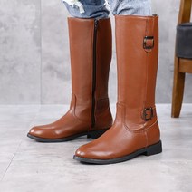 해외 소가죽 양가죽 남자 롱 38cm높이 바이크부츠 진피 오토바이신발 -27784, 05.브라운 인조털안감