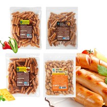 청정원 리치부어스트 1.5kg 4종 2개 오리지널 치즈&오레가노 할라피뇨 콰트로 치즈, 3) 리치부어스트 할라피뇨 1.5kg_2) 리치부어스트