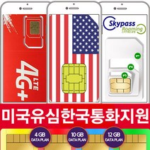 미국유심 미국유심칩 10gb 쓰리심 데이터 전용유심 at&t tmobile 스카이패스로밍, 인천공항일터-T1, 29일-10GB
