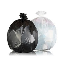 배접 비닐 봉투 블랙/화이트 [중] 1BOX 1000P 쓰레기봉투 배접쓰레기, 블랙
