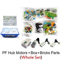 중국레고 2022 신제품 기술 WeDo 2.0 코어 세트 로보틱스 건설 빌딩 블록 45300 스팀 교육용 DIY 완구와 호환 가능, Core Set 1 Kit