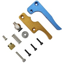 Makerbot 1.75mm 드라이버 기어 좌측용 1 pcs mk8 필라멘트 압출기 피더 키트, 2.87x0.98 인치, 다색, 알루미늄 합금