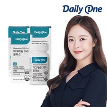 데일리원 전소민 마그네슘 350 플러스 5종 복합 기능성 영양제 900mg 90정, 3통
