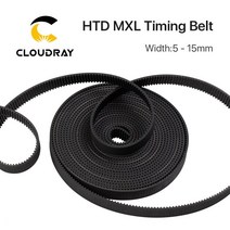 최신형 레이저 각인기 Cloudray mxl 개방형 타이밍 벨트 전송 벨트 고무 폭 5mm 섬유 yag pully co2 레이저, 03 5mm_01 1M